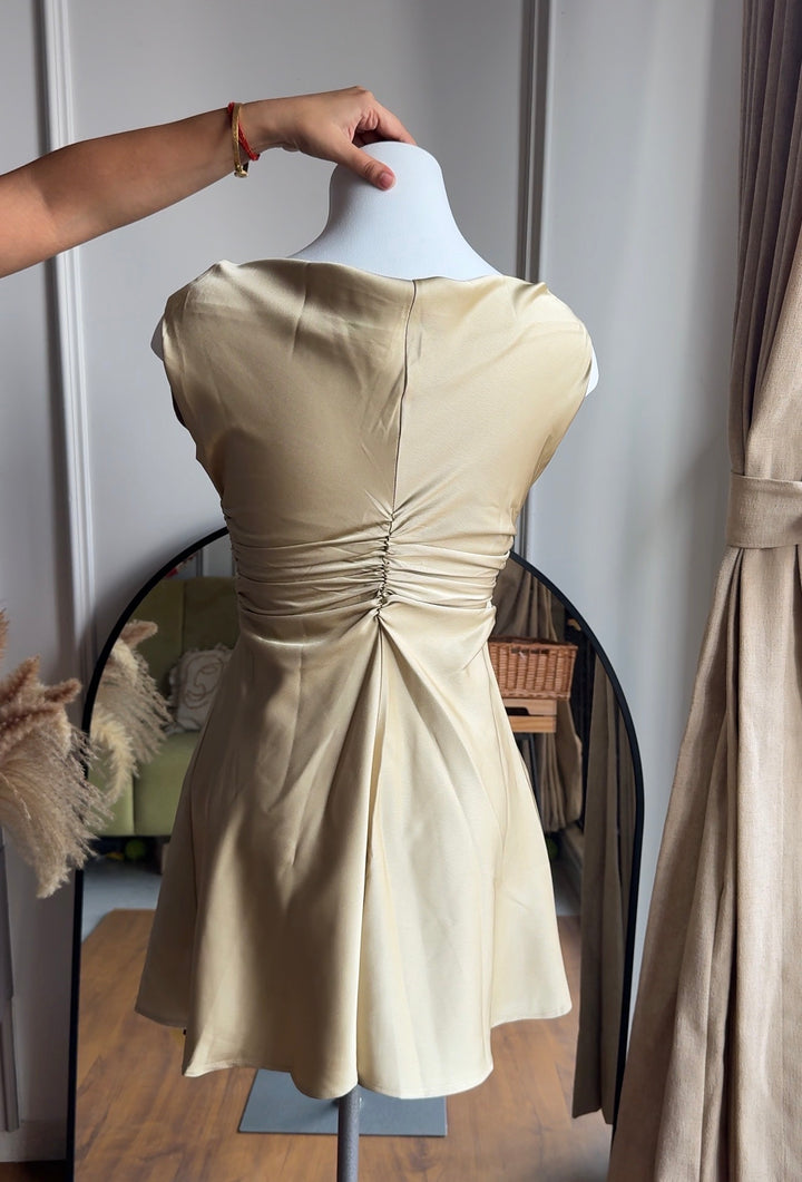 Sizzle satin silk dress