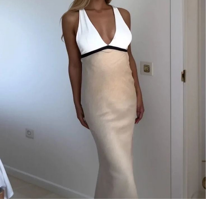 Ciao Linen backless dress