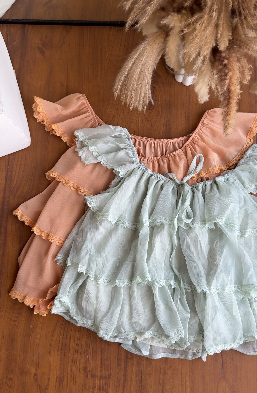 Delilah ruffle top