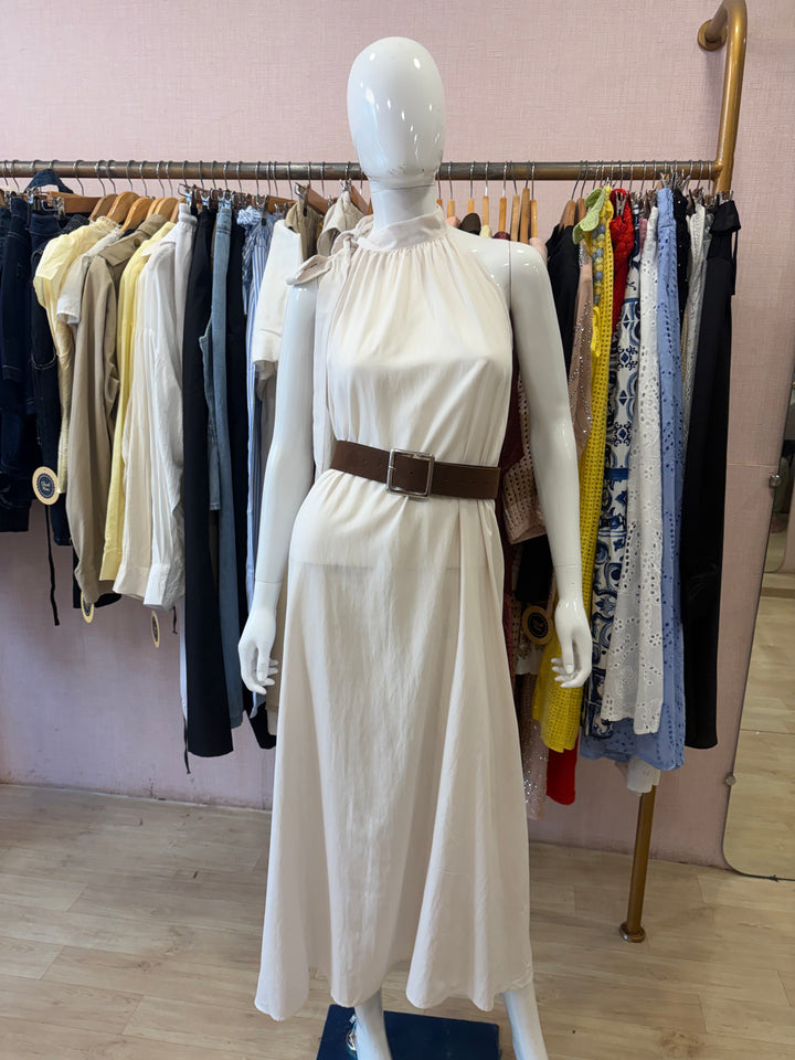 Clara belted dress
