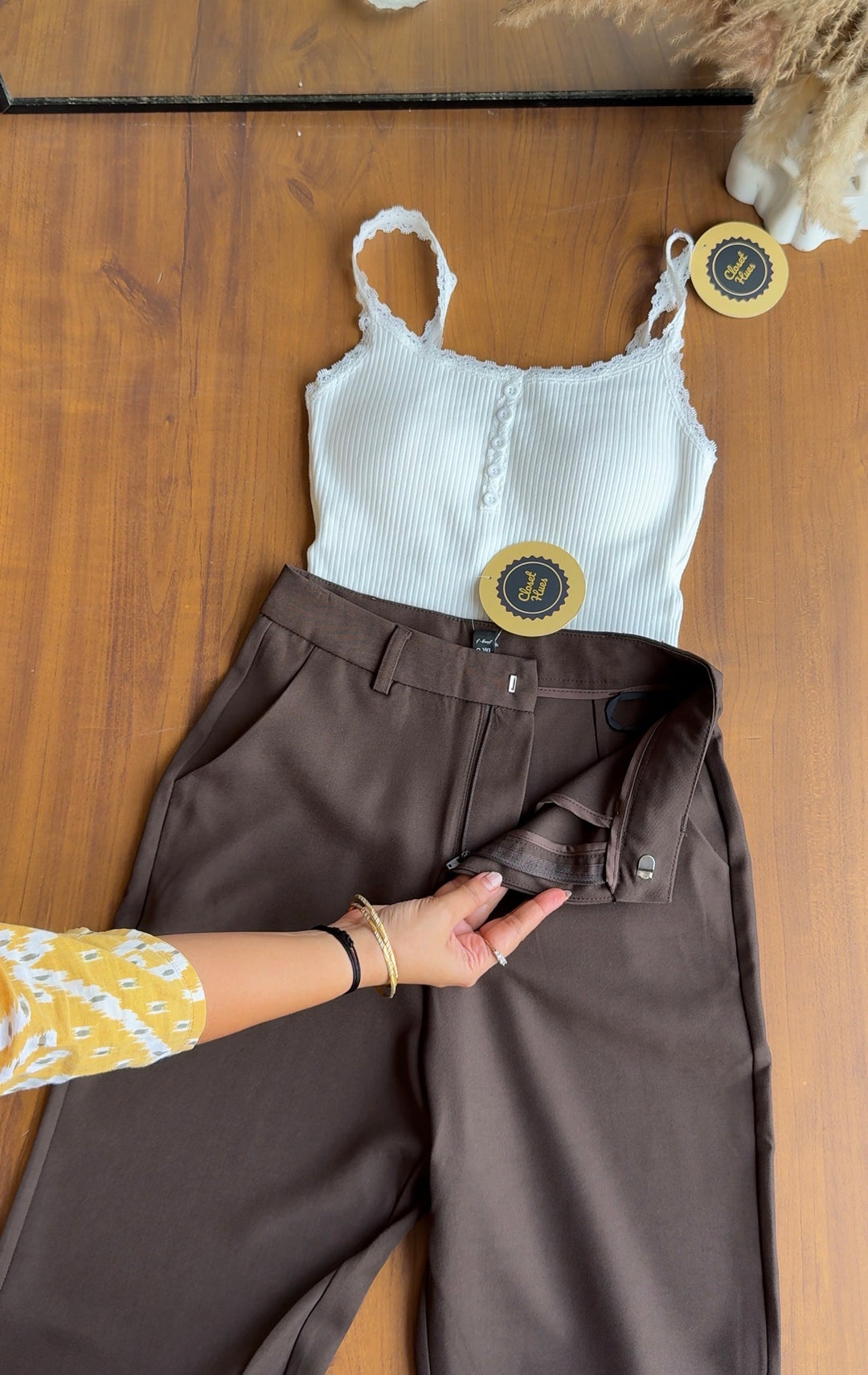 Jennifer flare high waist trousers