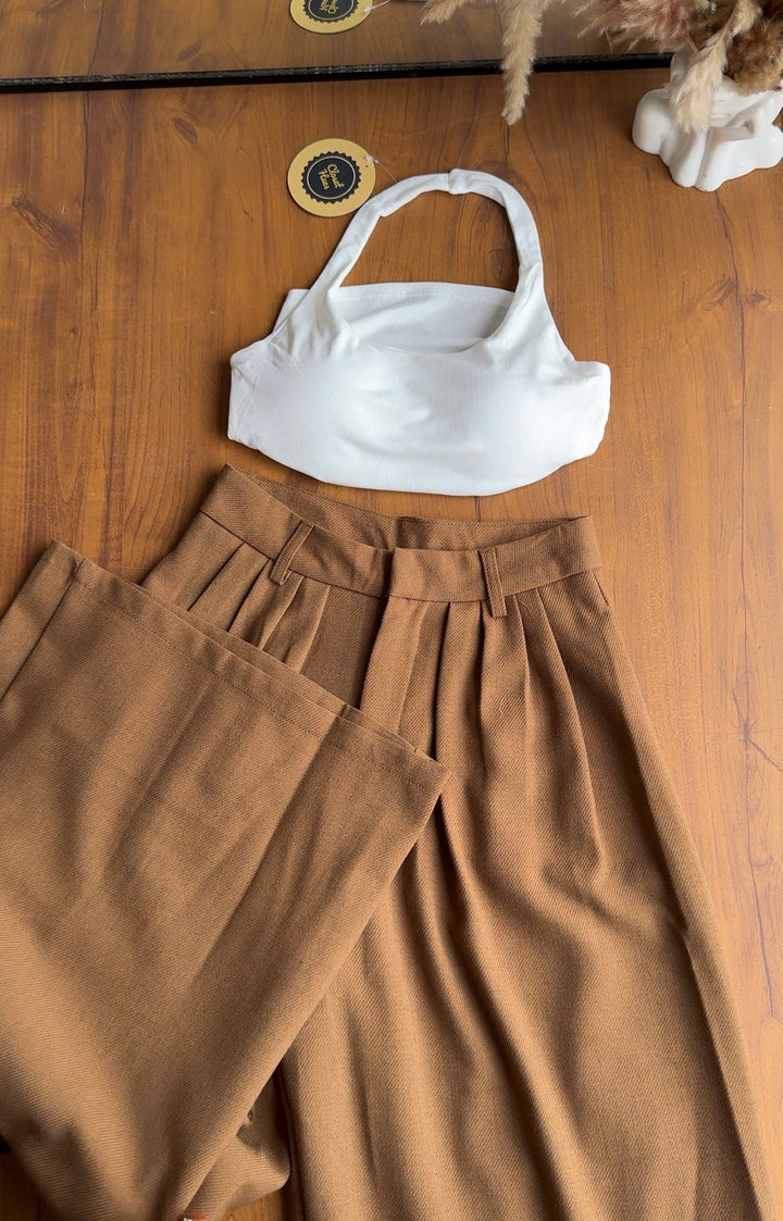 Monica high waist trousers