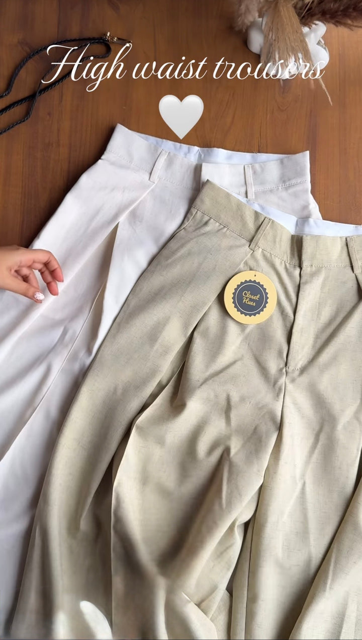 Cornwall high waist trousers