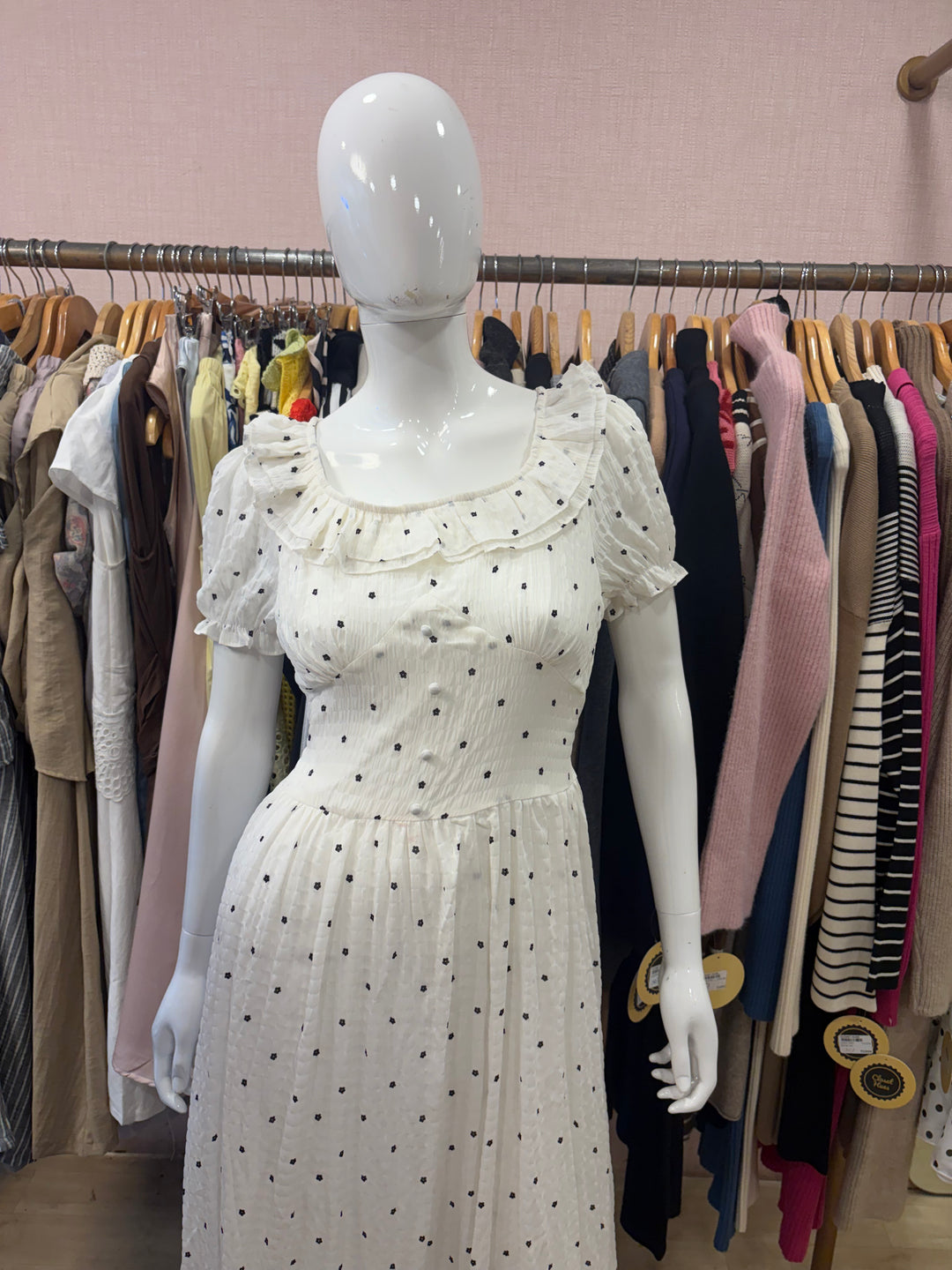 Midi dress- white