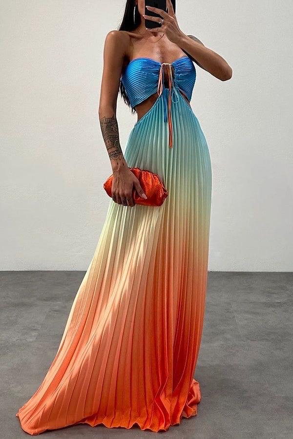 Lorenzo gradient maxi dress