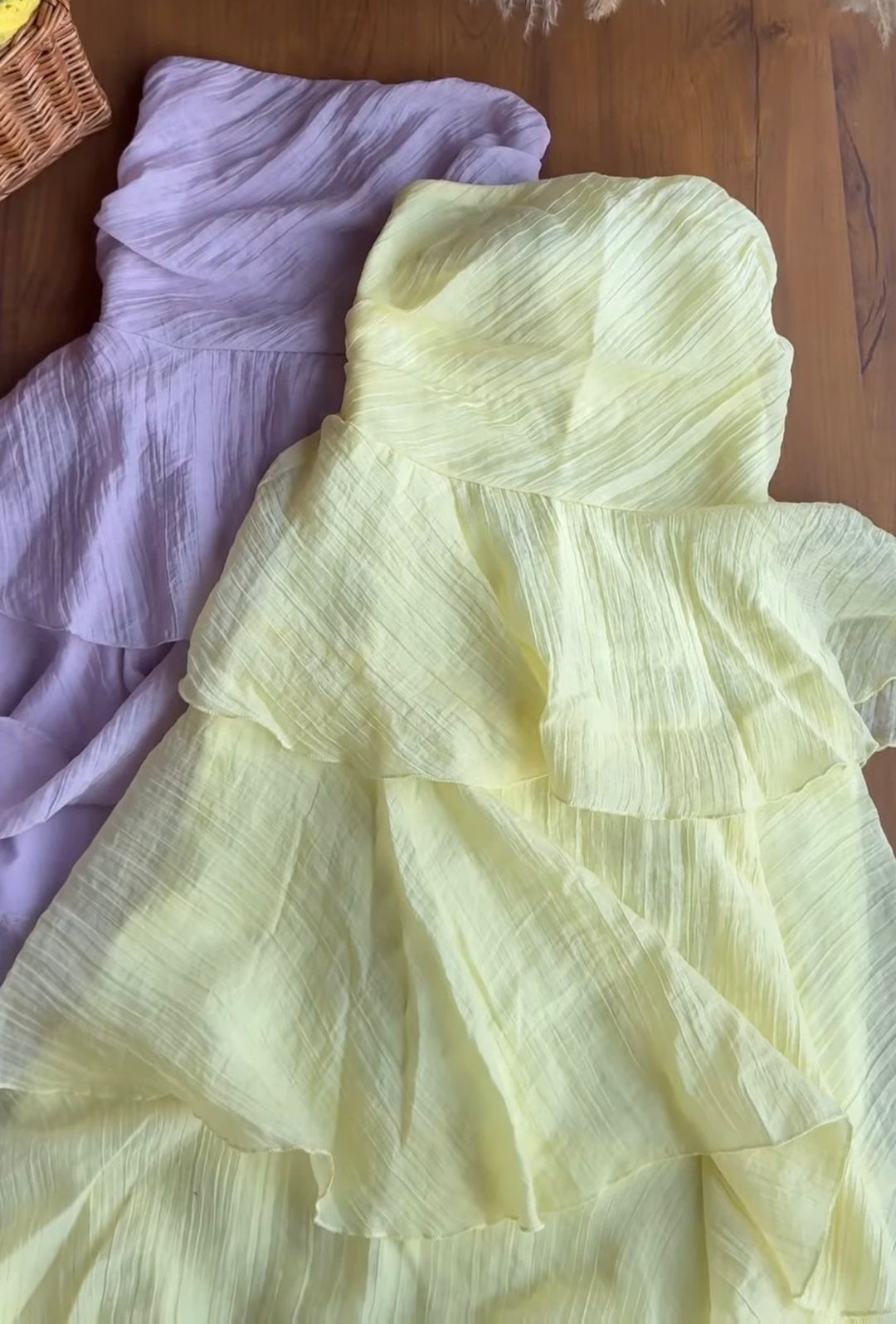 Andaman tube frill dress