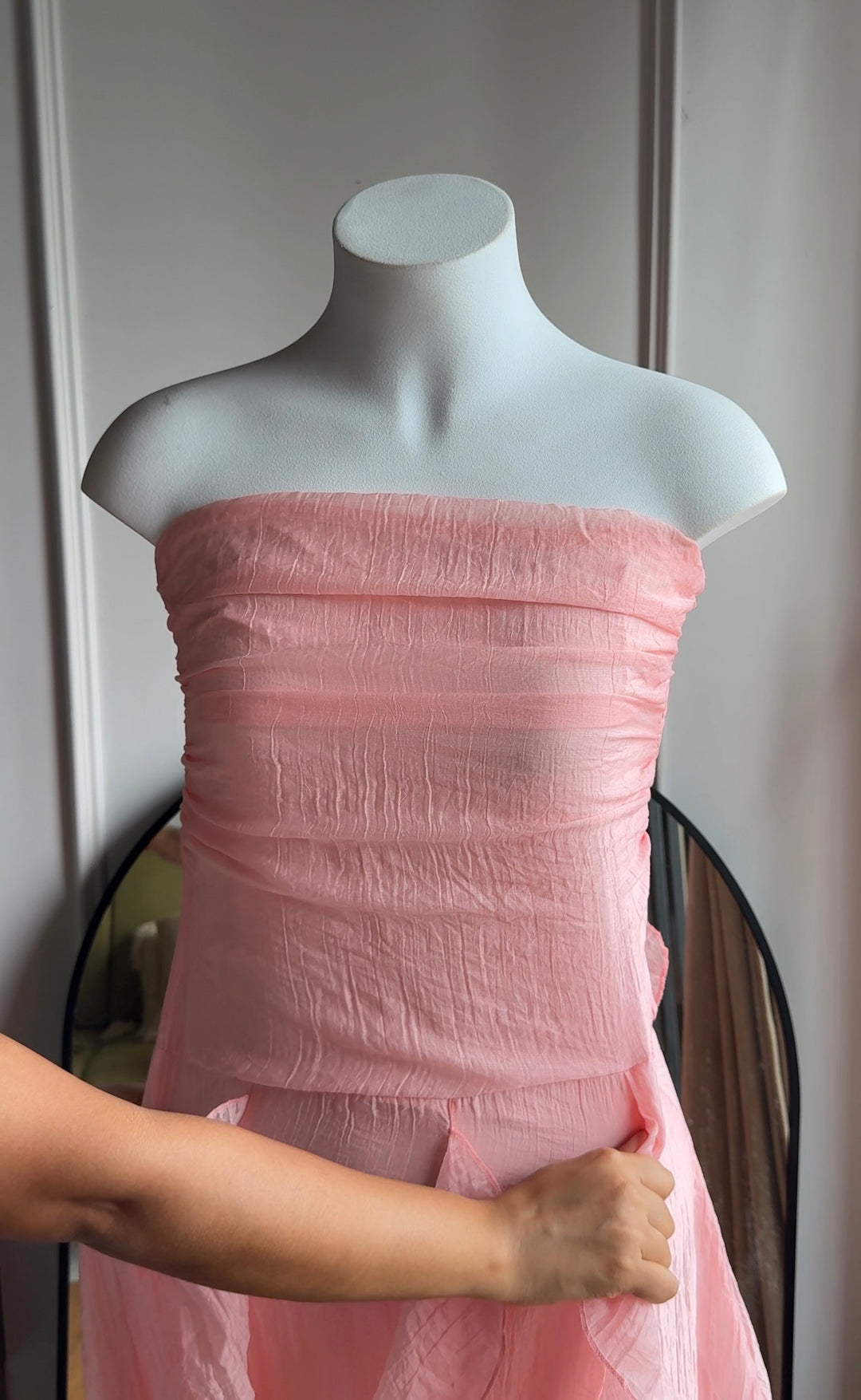 Lorelai tube frill dress