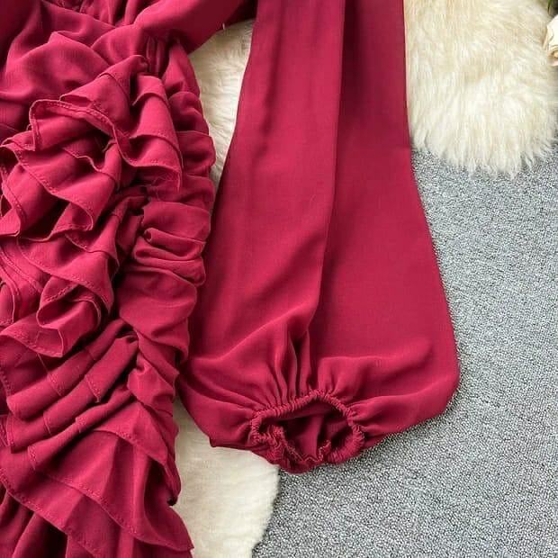 Katrina Ruffle Dress