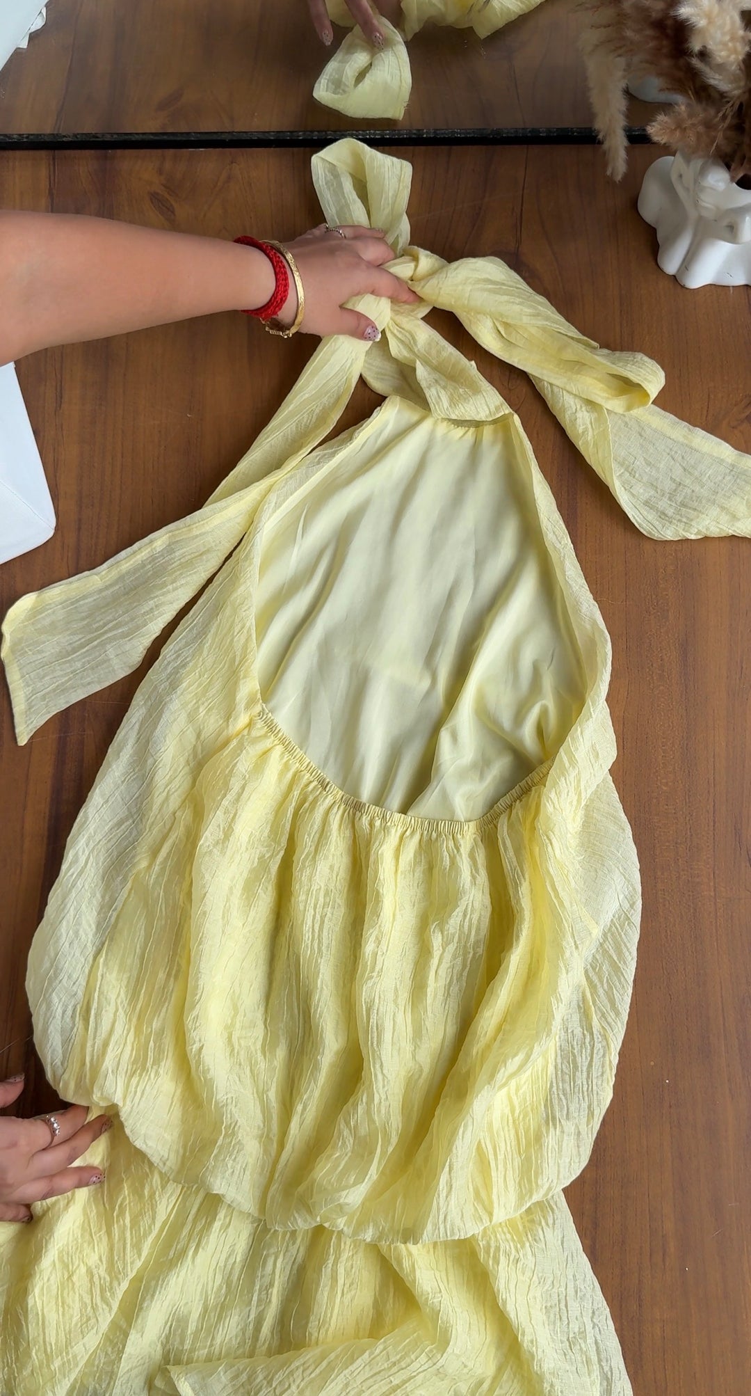 Annie halter neck dress