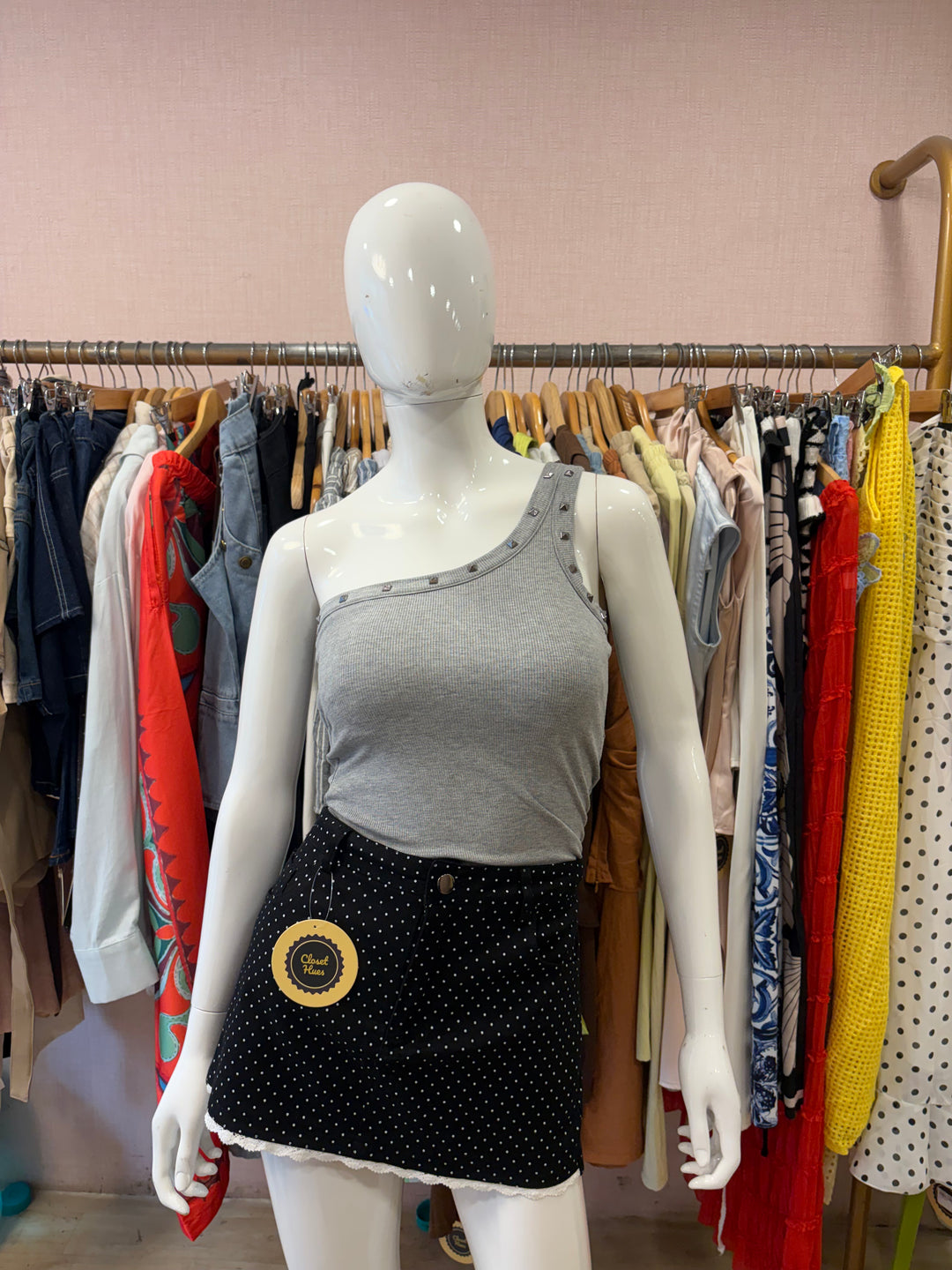Ramileo one shoulder top