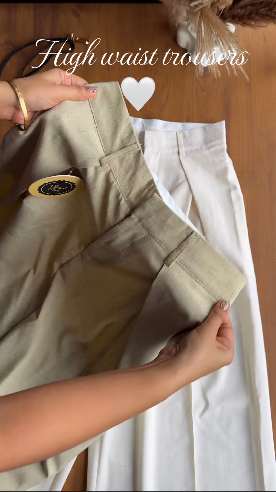 Cornwall high waist trousers