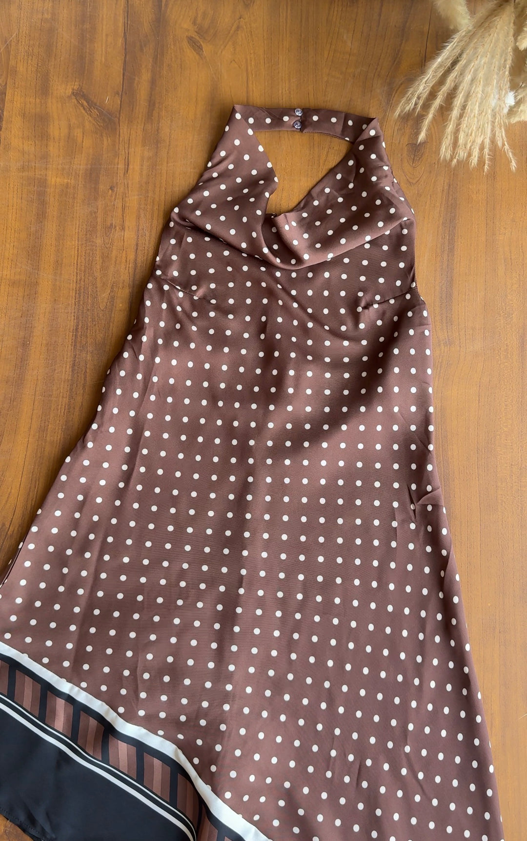 Caddie polka dot top