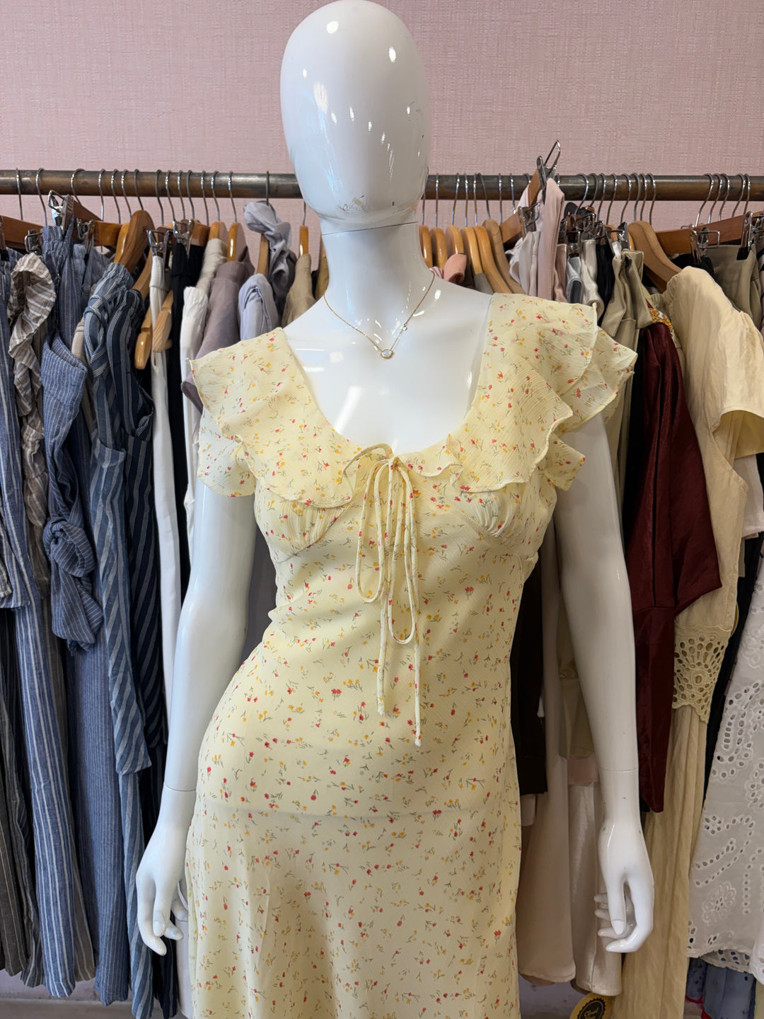 Rose floral dress