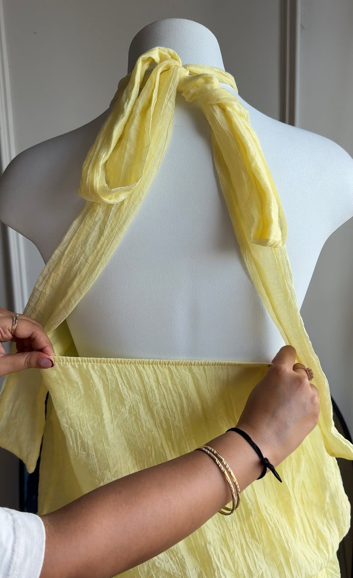 Annie halter neck dress