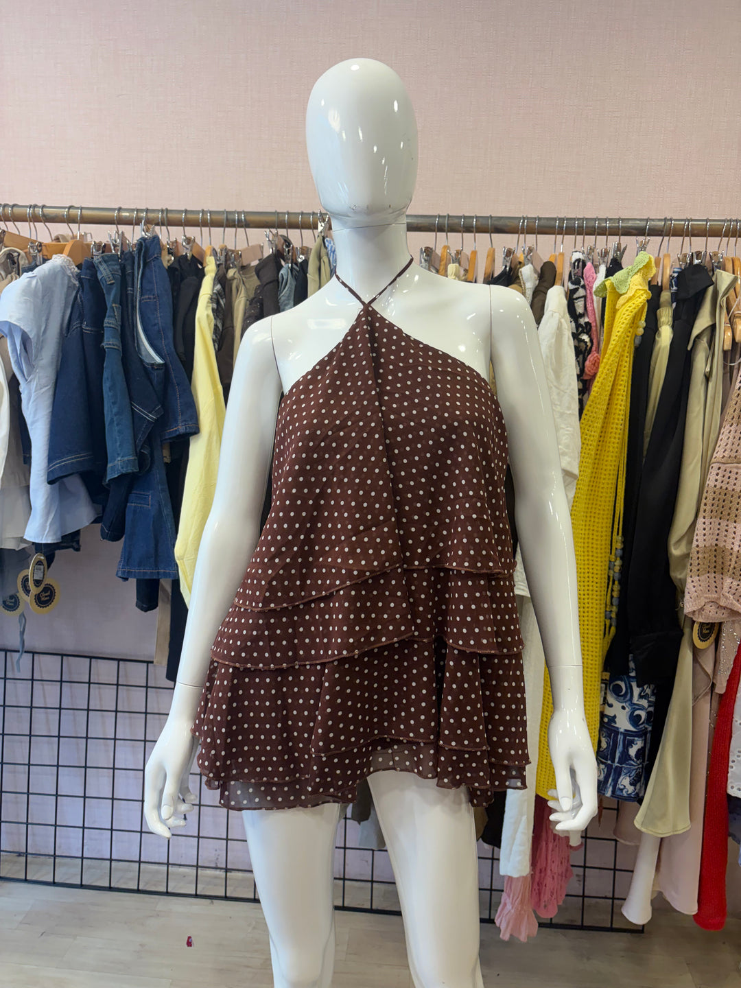 Stella polka dot dress