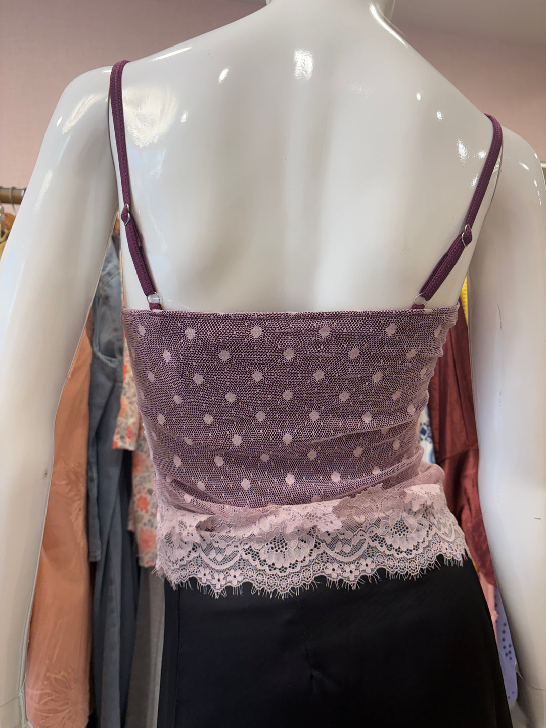 Nate lace built in bra top