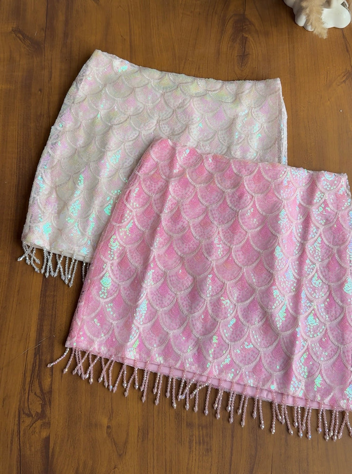 Joanne sequin scale skirt