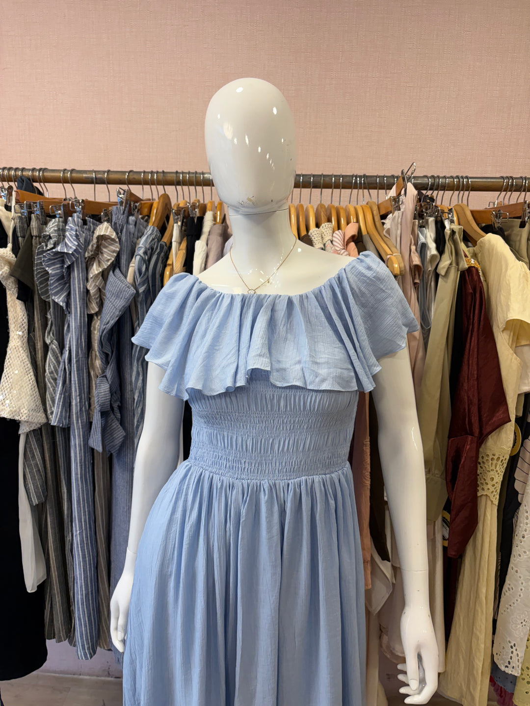 Titania off shoulder dress