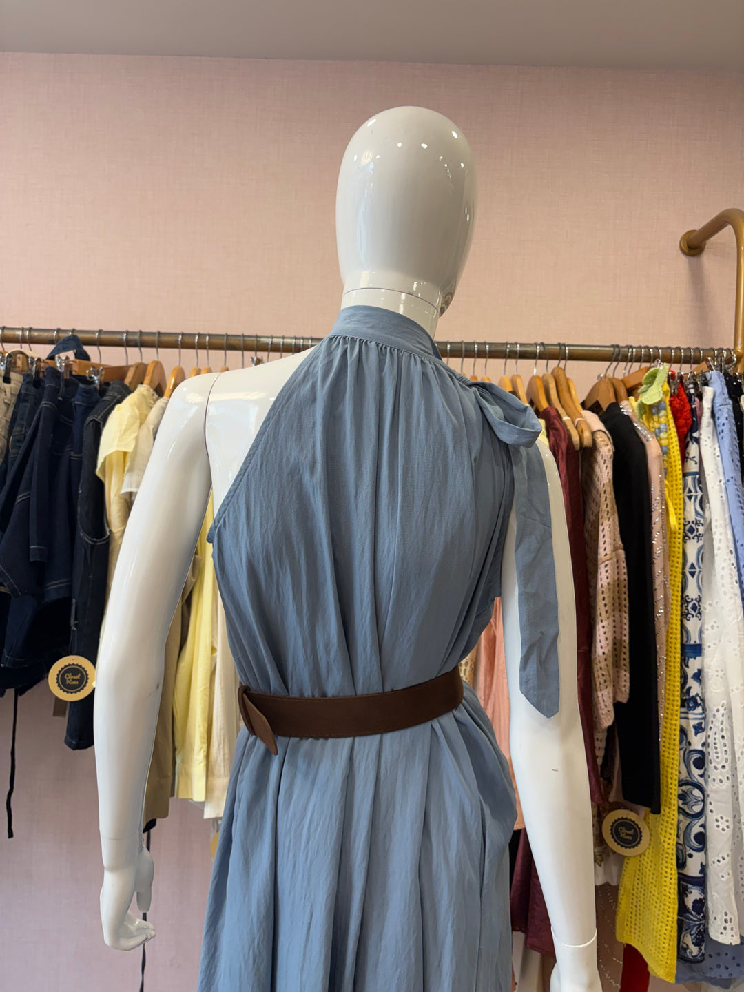 Clara belted dress