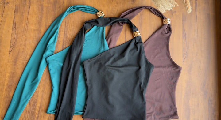 Melissa one shoulder crop top