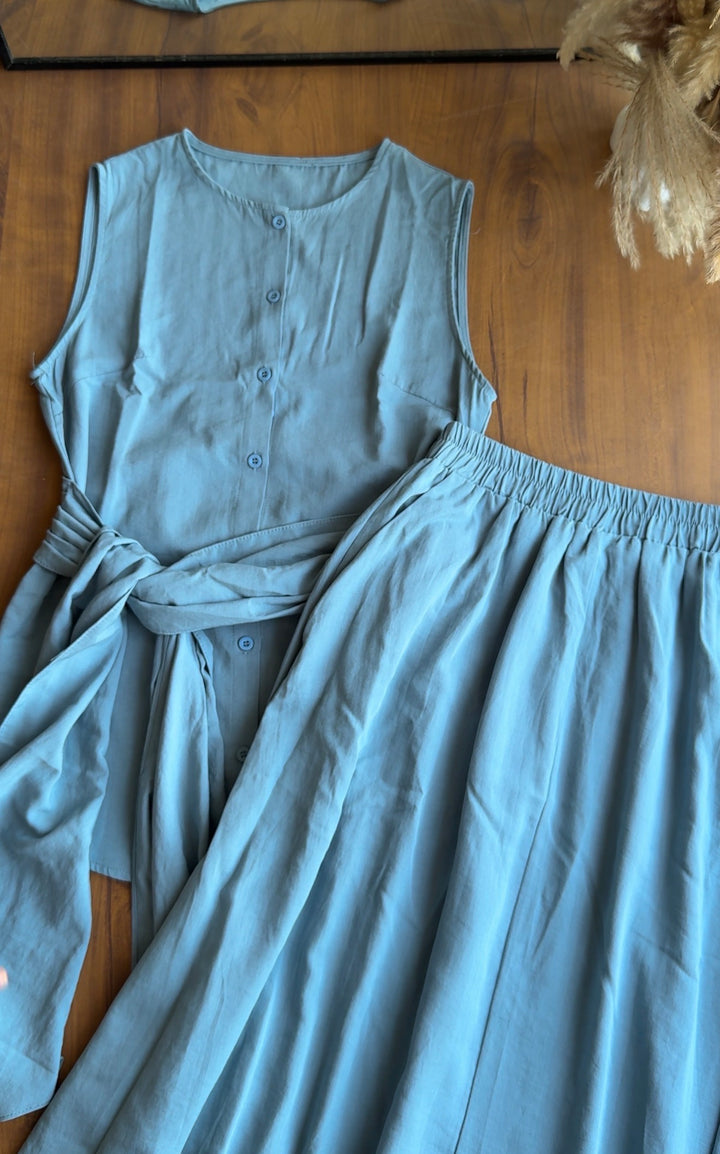 Medussa premium cotton skirt Coords set