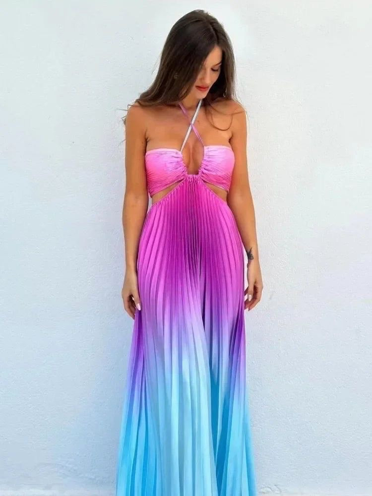 Lorenzo gradient maxi dress