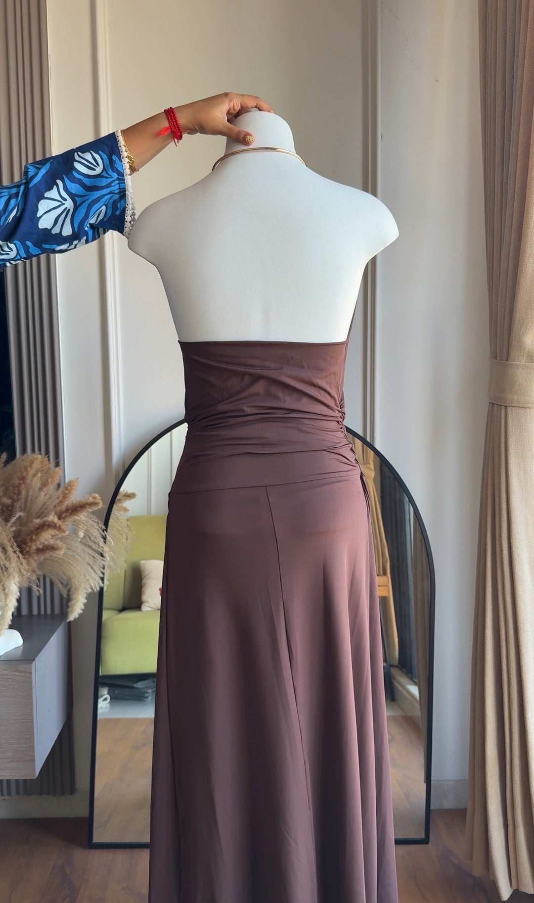 Eunice cowl neck bodycon dress