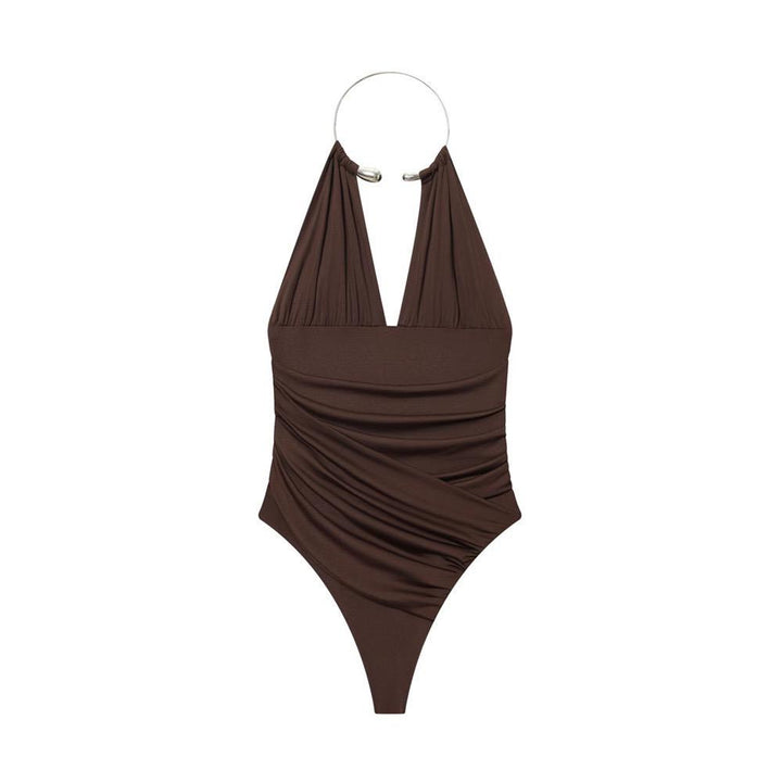 Lowell choker bodysuit