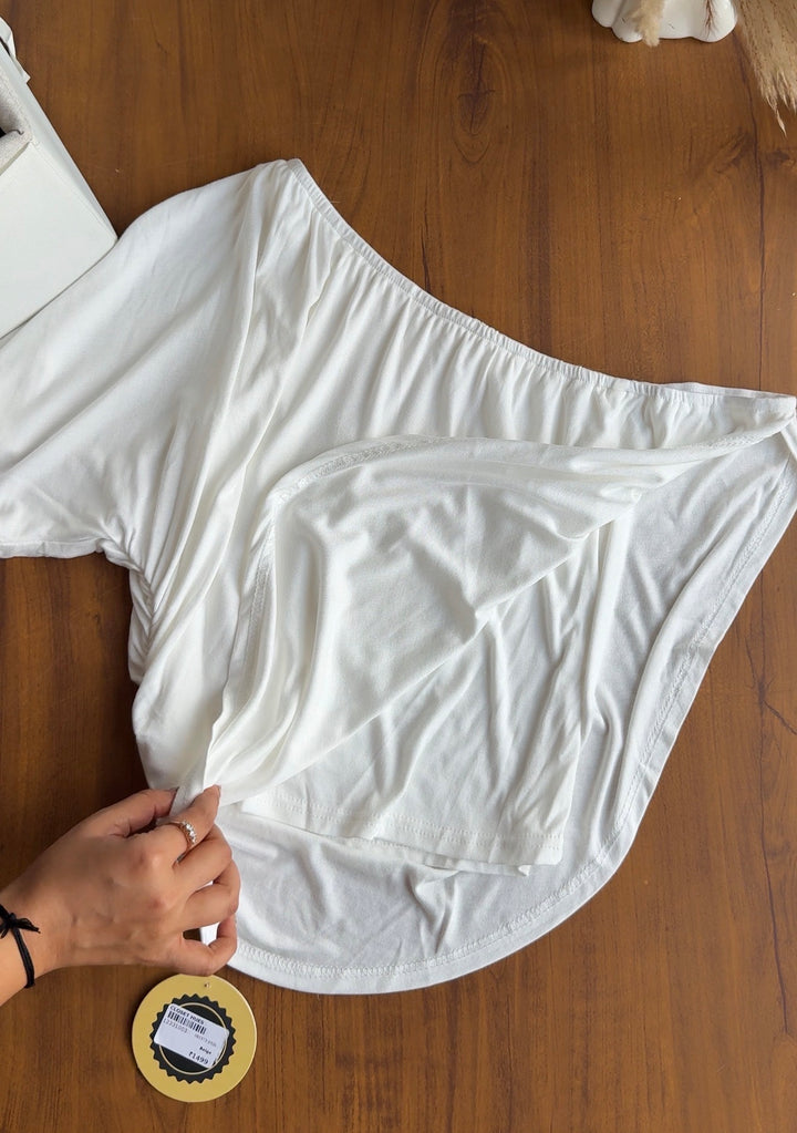Lucifer one shoulder top
