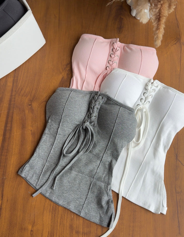 Jill tube built in bra top