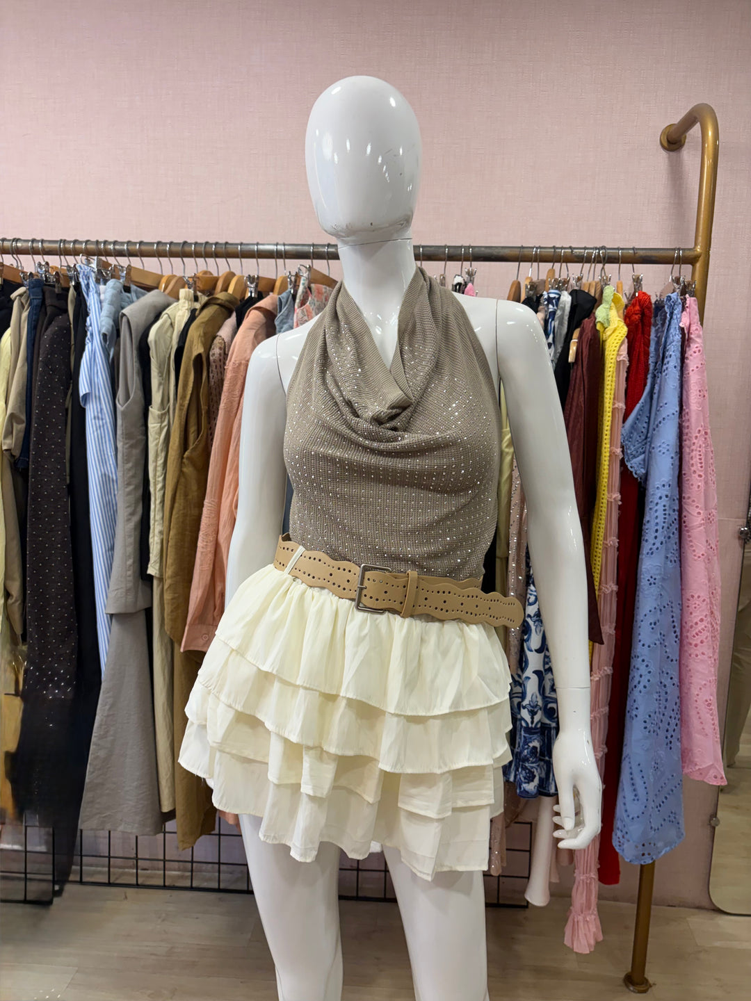 Avery cowl neck top