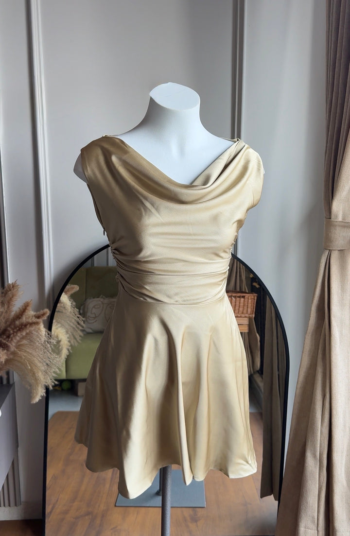 Sizzle satin silk dress