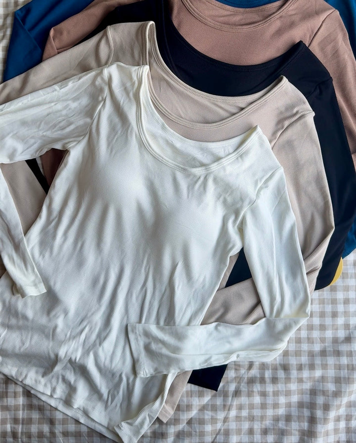 Affogato built in bra full sleeves top