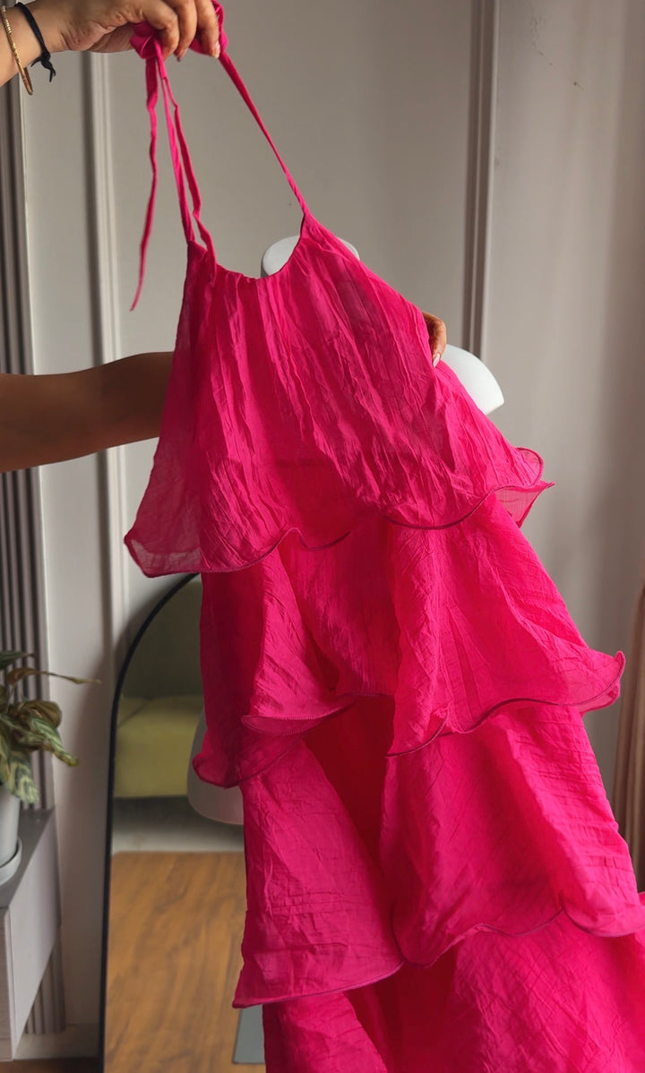 Halstat halter neck dress
