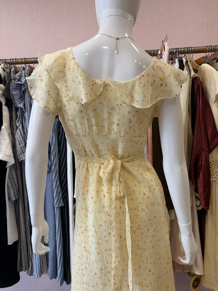 Rose floral dress