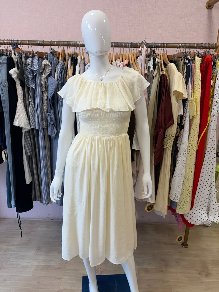 Titania off shoulder dress