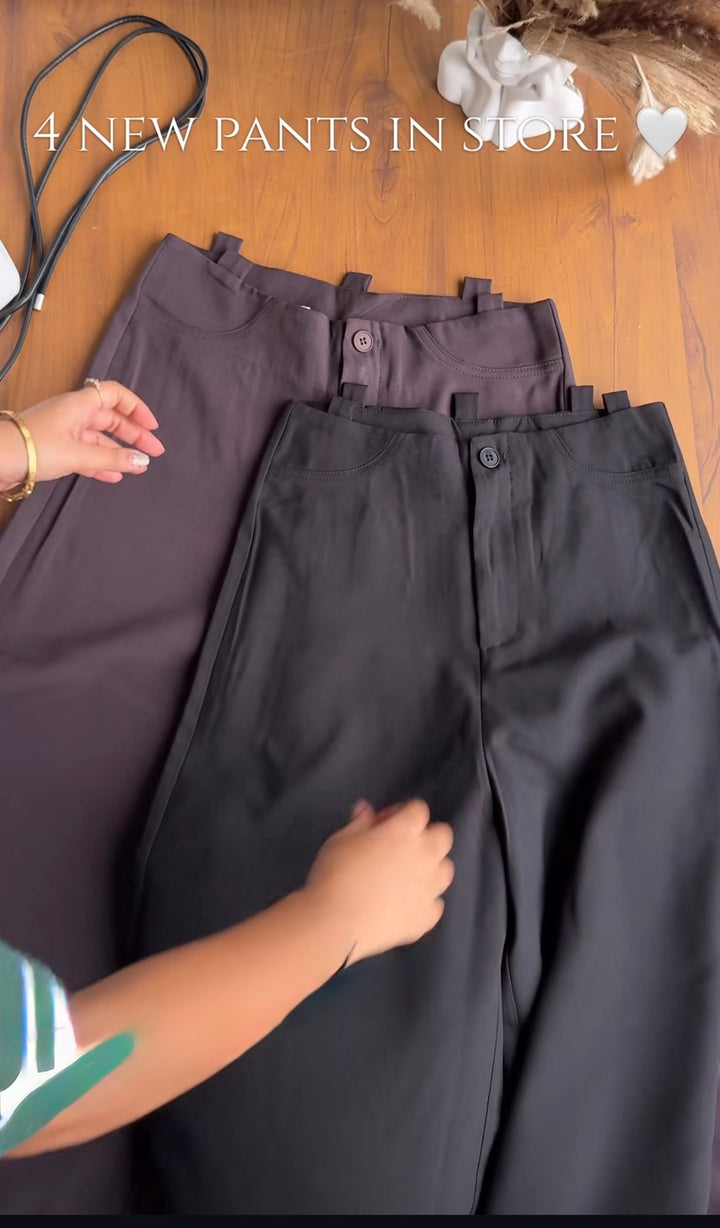 William belted pants