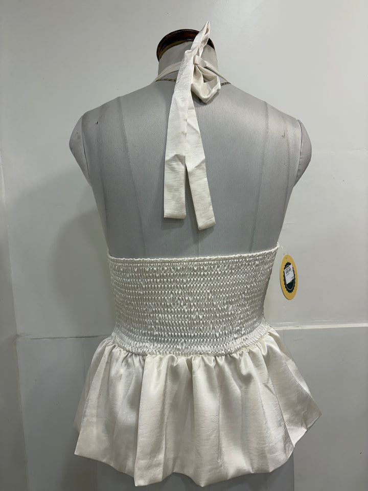 Dina halter neck party wear top