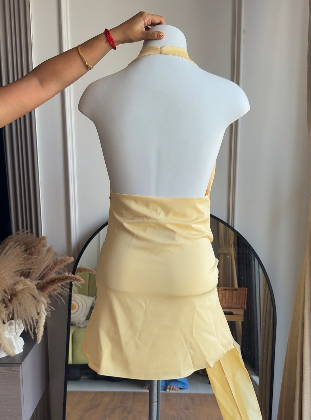 Ben silk satin dress