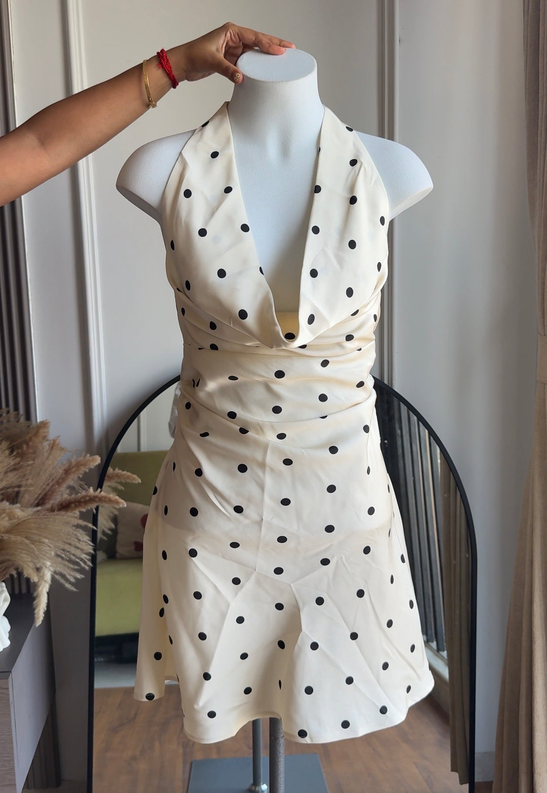 Ben silk satin dress
