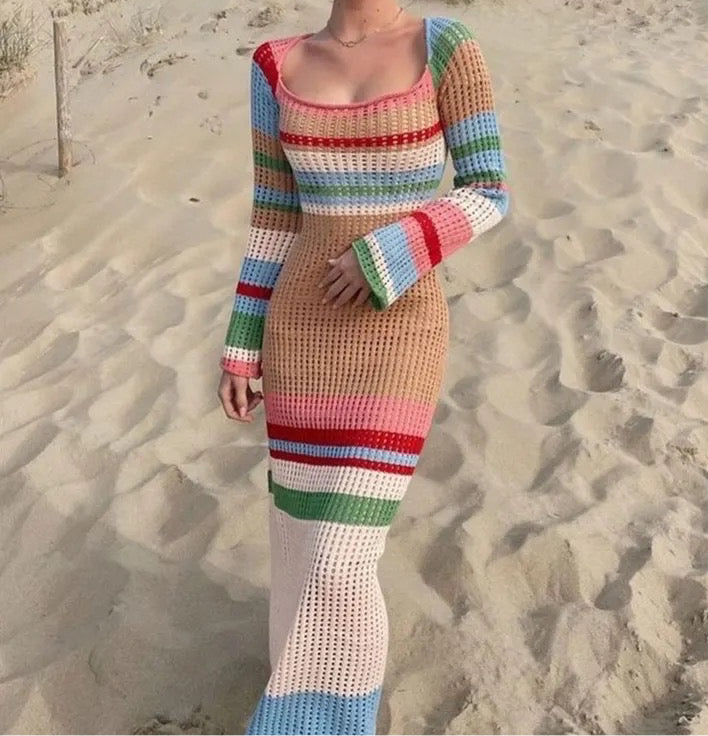 Nomad crochet cover up dress