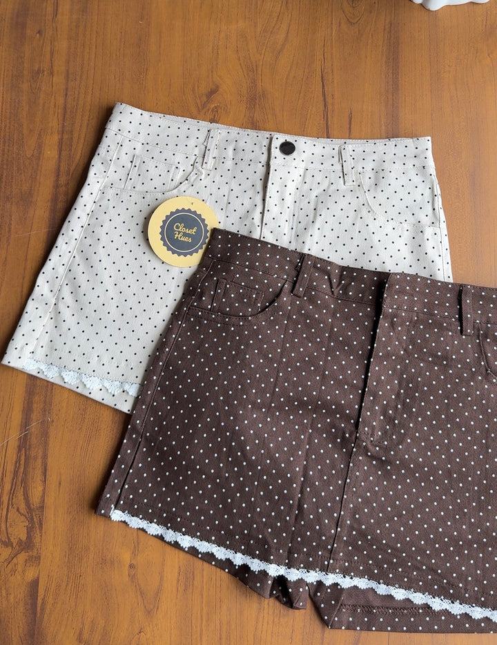 Richard polkadot skorts