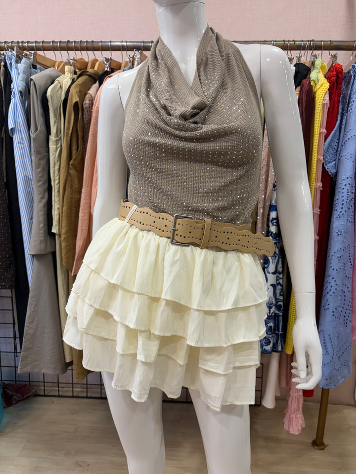 Avery cowl neck top
