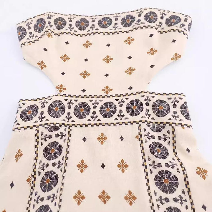 Bohemian spaghetti dress