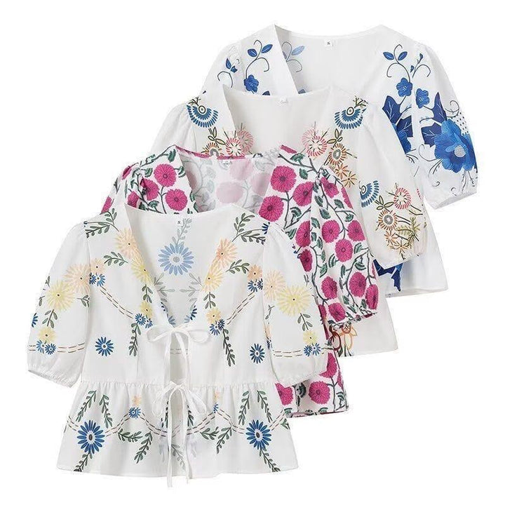 Salt Floral bow tie top