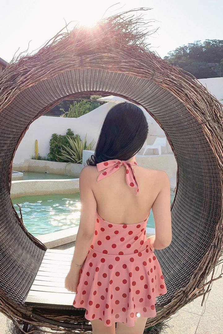 Oddity polka dot swimsuit