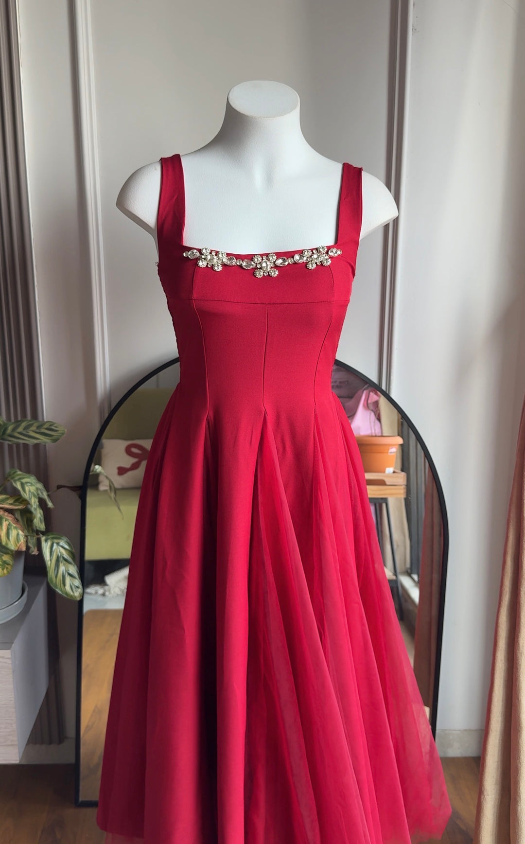Madonna diamond studded dress