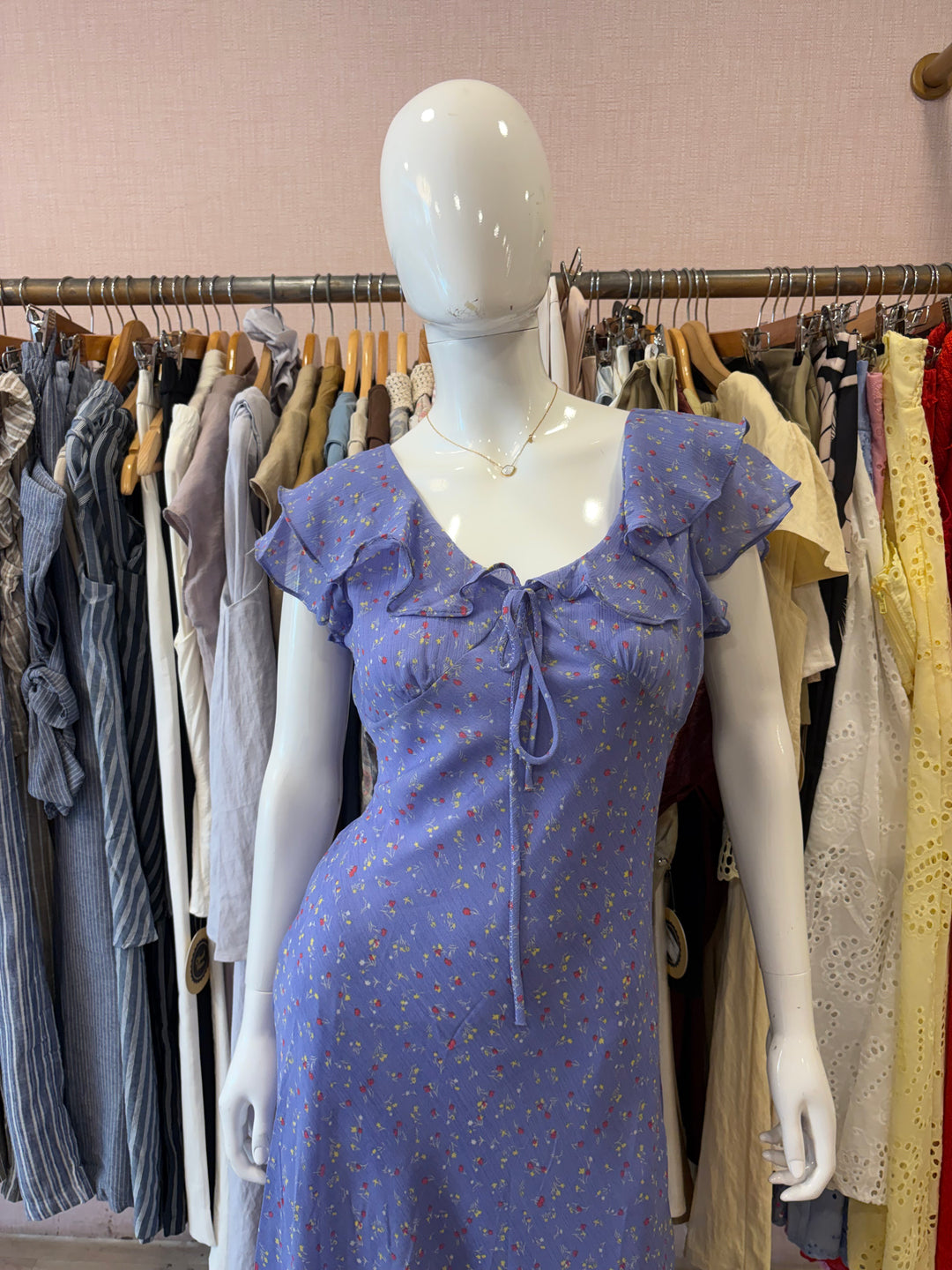 Rose floral dress