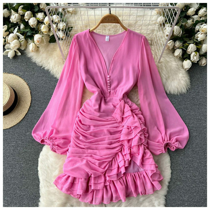 Katrina Ruffle Dress