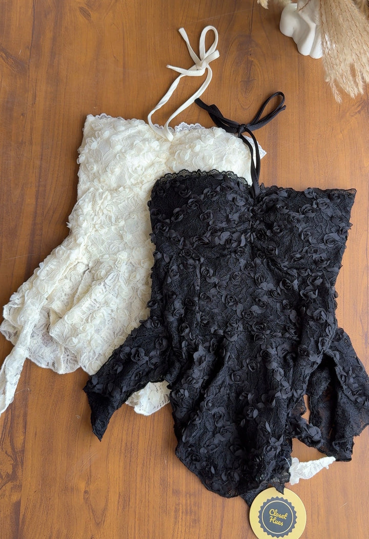 Dua lace padded top